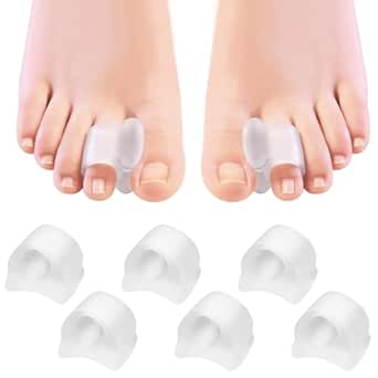 Paquet De 10 Séparateurs D'orteils En Gel Correcteur - Marque Sodial, Taille Unique, Transparent, Neuf