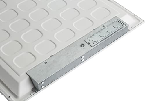 Image of Lithonia Lighting CPX 2x4 LED Flat Panel Light, 2 ft. x 4 ft. LED Light Panel, Ceiling Lighting Fixture for Shop Lighting, 4000 Lumens, 4000K Cool White, Non-Dimming, Smooth Satin Lens, 2-Pack