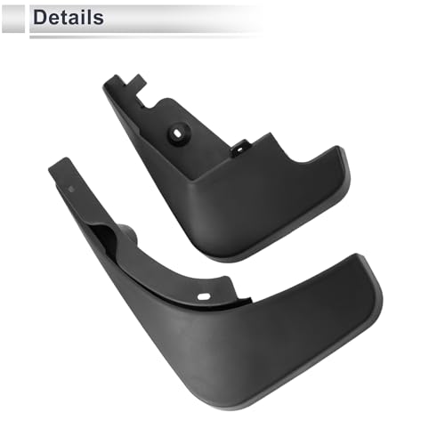 Image of X AUTOHAUX 1set Front and Rear Mud Flaps Splash Guards Mud Guards for Audi Q5 2009-2016 W /Mount Accessories