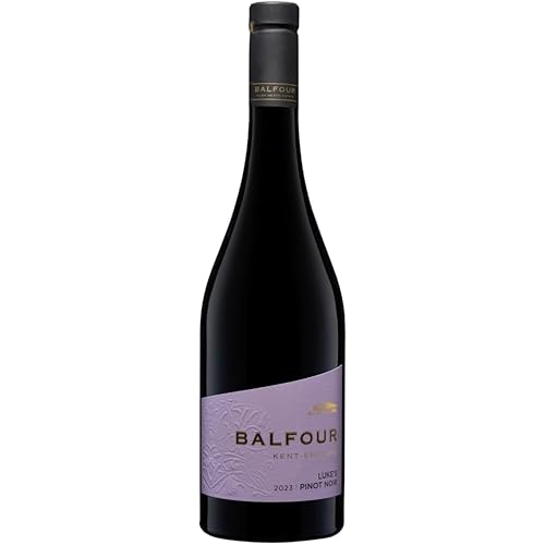 Balfour Lukes Pinot Noir English Red Wine from Kent Fine Lightly Oaked Pinot Noir with Cherry Raspberry & Spice - Vegan Friendly - 75cl 12% ABV Serve Slightly Chilled Ideal for Meals & Gifts