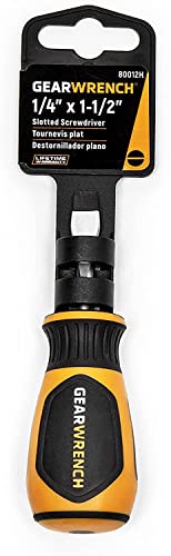 Image of GEARWRENCH Slotted Dual Material Screwdriver1 /4 inch 1-1 /2 inch - 80012H