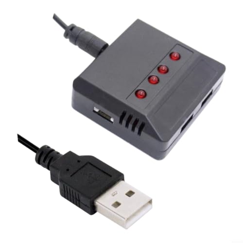 Image of LumoCheefy USB Balance Charger 3.7 V for LiPo RC Quadcopter Aeroplane for Battery 1-4 Compartments Compact Design