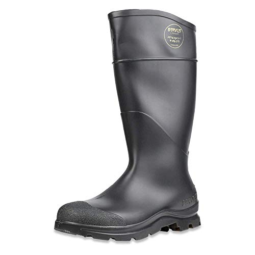Honeywell Men's Servus CT PVC Black Knee Boots With Steel Toe - 8 M US