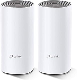 TP-Link Deco E4 Whole Home Mesh Wi-Fi System, Seamless and Speedy (AC1200) for Medium Home, Work with Amazon Echo/Alexa and IFTTT Pack of 2 (Renewed)