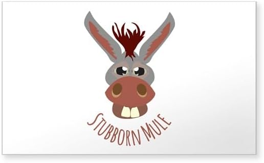 Rectangular Return Ac Amazon.com: CafePress Stubborn Mule Sticker Rectangle Bumper Sticker ...