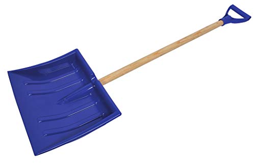 Kramp Pala da neve per bambini, blu con manico, 14048GP