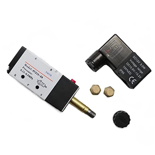 Válvula magnética de 24V para control de aire estable en automatismos 5