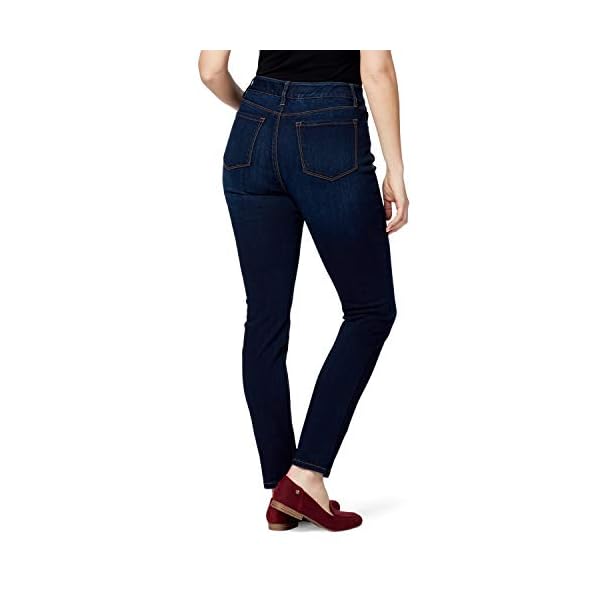 Gloria Vanderbilt Women's Comfort Curvy Skinny Jean, Parker Whisker, 14 Short