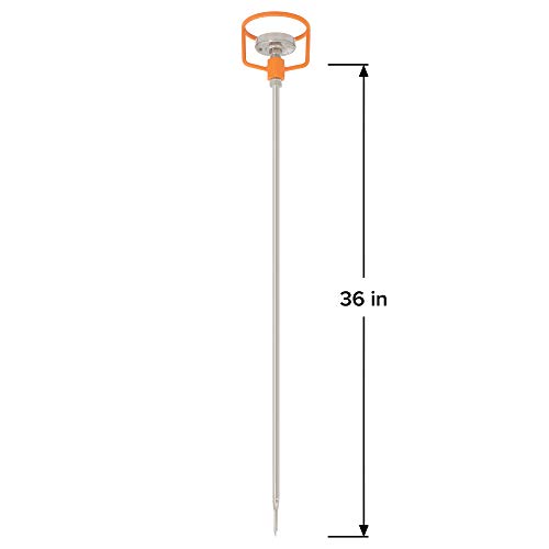 REOTEMP Heavy Duty Compost Thermometer with Probe Guard Bundle - Fahrenheit and Celsius, Made in The USA (36 Inch Stem) by REOTEMP - Used condition - Image 2