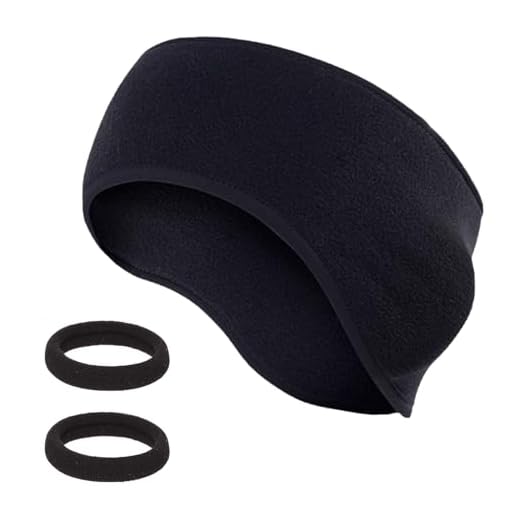 Paquetes de Diademas para Mujer, Diadema Elástica para Mujer, Cinta Pelo Deporte, Diademas Deportivas para Hombres y Mujeres, Diadema Deportiva, Orejeras Térmico Invierno Pañuelo Cabeza, Negro