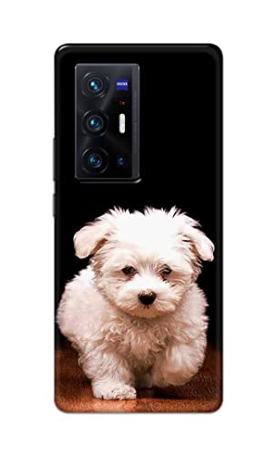 Image of PRINTFIDAA� Printed Hard Back Cover Case for Vivo X70 Pro Plus | Vivo X70 Pro+ Back Cover (Puppy Dog) -2808