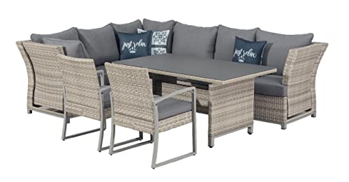 Preisvergleich Produktbild Primaster Dining Lounge Möbelset Tulum Sitzgruppe Loungeset