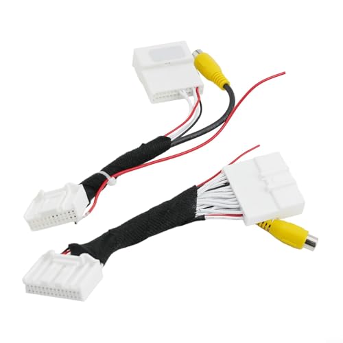 Honseadek - Honseadek Faisceau adaptateur de caméra de recul 16 broches vers 4 broches pour modèles XE XLE Gen 3 4 et 4.5, câble ABS jaune pour sauvegarde Ima sans couture