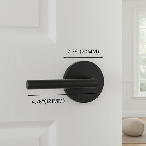 Lockin Entry Door Handle, Premium Door Lever Compatible with Veno & Veno Pro Smart Locks, Universal Front Entrance, Reversible Design, Modern Style for Enhanced Home Security (Round) by Lockin - Used condition - Image 5