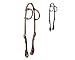 Tahoe Tack Quick Change Bit Leather Western Double Ear Headstall