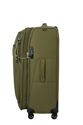 Samsonite Spark SNG Eco - Maleta Blanda 79 cm Grande - Maleta Trolley con 4 Ruedas, Cerradura TSA, Ligera y Expandible - Verde (Olive)
