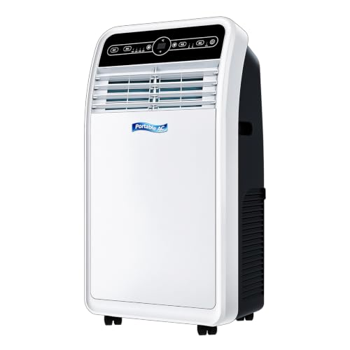 18000 BTU Portable Air Conditioner with Wheels & Remote Control 3-in-1 Mobile AC Unit for Living Room Home Office Gym Garage Fast Cooling for Large Spaces up to 350 sq.ft UK PlugCool Only