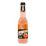 Höllinger Aperitivo Spritz Bio Sans Alcool, Jus de Orange Amère, Bouteilles en Verre, 12 x 330ml