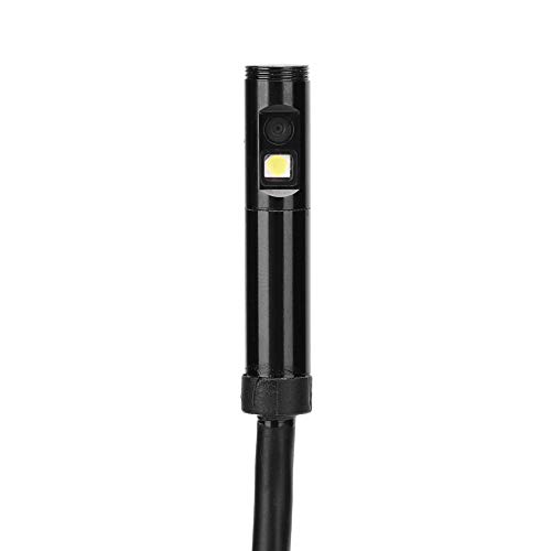 Walfront Câmera de inspeção de lente dupla endoscópio USB 3 em 1 usada para chegar a lugares estreit