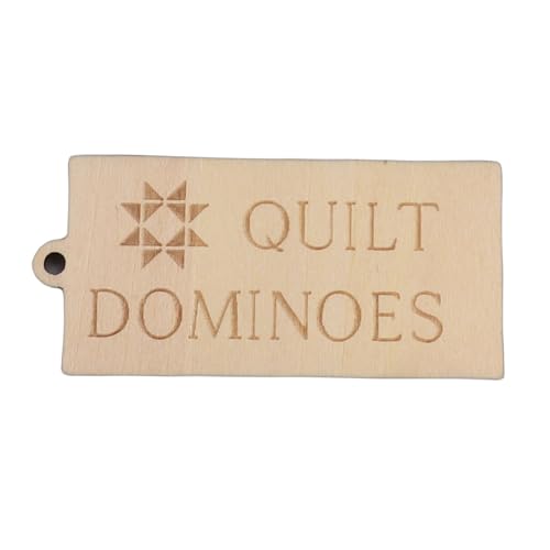28 piezas Juego de dominó de madera con patrones grabados miniatura 5