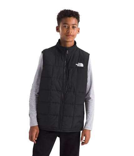The North Face Boy's Reversible Shasta Vest Reversible Vest, TNF BLACK, US Large