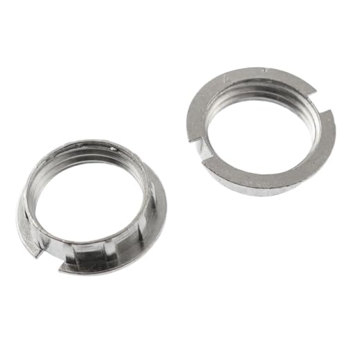 JCBIZ 10pcs Outer Ring Small G9 Hardware Outer Ring (Die-Cast Aluminum) Hardware Outer Ring Threaded Ring Lamp Socket Ring Lamp Shade Bracket Adapter