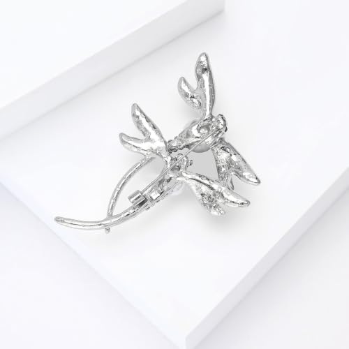 Image of Dragonfly Brooch Pin for Women Rhinestone Lapel Pins Vintage Animal Brooches for Costume Accessories