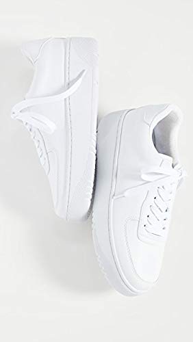 Jeffrey Campbell Court Fashion Sneakers White Lace Up Platfrom Tennis Shoes2