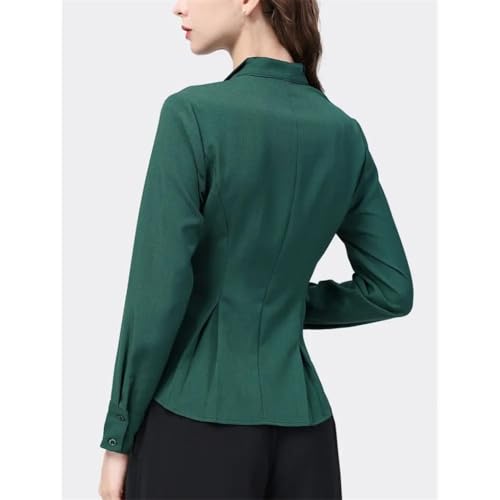 Women's Collar Irregular Hem Lightweight Short Suit Jacket Solid Color Casual Slim Fit Suit Jacket3