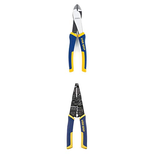 Image of IRWIN VISE-GRIP Diagonal Cutting Pliers and VISE-GRIP Multi-Tool Wire Stripper /Crimper /Cutter