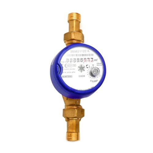 Sconosciuto Contador para Agua fría 30° 15 mm-1/2 110L, Multicolor, Diam. 15-1/2 L.110