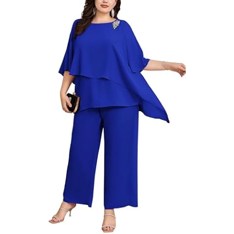 Hanna Nikole Plus Size Trouser Suit Set Cover