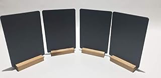 Chalkboard Blackboard Table Top - Counter A5 X 4 + Free Liquid Chalk Pen!