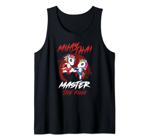 Master The Ring - Unicornios de Kickboxing y Muay Thai Camiseta sin Mangas