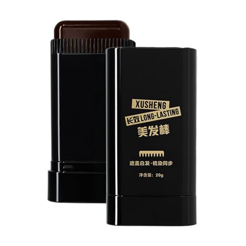 Tinte De Pelo Con Peine Seguro Y Cómodo, Tinte Instantáneo 2 En 1, Peine De Tinte Resistente Al Agua Y Al Sudor, Tinte De Pelo Con Aplicador De Peine Para Retoques Rápidos, Tinte De Pelo Natural