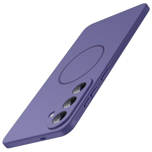 JETech Slim Magnetic Case for Galaxy S26 Plus, Anti-Slip, Cobalt Violet
