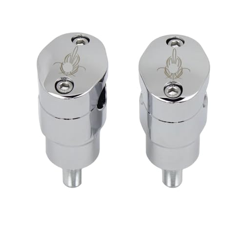 Guidon riser pince chromés 3 pouces de hauteur pour moto Springer et Softail Heritage FLSTSB