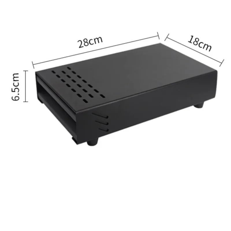Caja de posos de café de acero inoxidable para organizar la barra de casa 3
