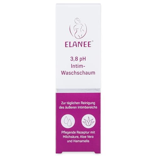ELANEE 3, 8 pH Intim-Waschschaum mit Milchsäure zur täglichen Reinigung des äußeren Intim-Bereichs, 50 ml (405-00) ELANEE 3, 8 pH Intim-Waschschaum mit Milchsäure zur täglichen Reinigung des äußeren Intim-Bereichs, 50 ml (405-00)