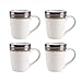 Gourmet Basics by Mikasa Bailey 16 Piece Dinnerware Set, Service for 4, Cream