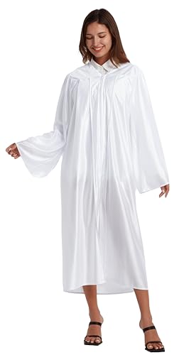 Unisex Shiny Choir Robe for Church baptism robes for water baptism,Graduation Gown Judge Pastor Robes