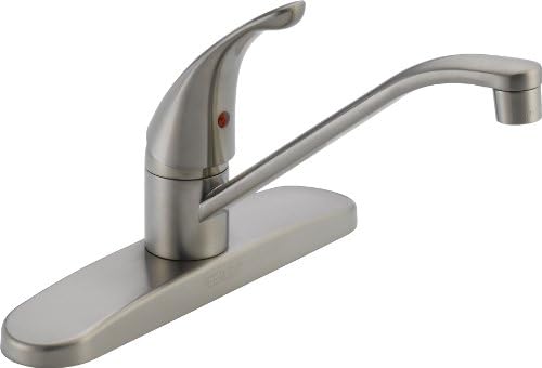 Peerless Single-Handle Kitchen Sink Faucet, Stainless P110LF-SS
