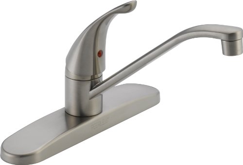 Peerless Single-Handle Kitchen Sink Faucet, Stainless P110LF-SS by Peerless - Used condition - US$32.28