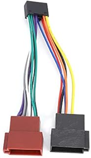16 Pin Wiring Harness,Iso 16 Pin,Wire Cable Wiring Harness,16 Pin ISO Bus Female Harness Connector Adapter ISO Adapter Fits for Kenwood NC