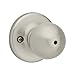 Kwikset Polo Bed/Bath Knob in Satin Nickel