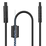 YQMAJIM 4Pin Dash Cam Rear View Camera Extension Cable,(4P 9Ft) Backup Camera Extension Wire with Magnetic Ring,Mirror Dashcam Rearview Extension Cord,Reverse Back up Cam Cable Extension