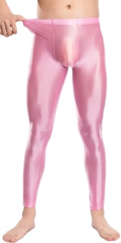 AIEOE Herren Glossy Hose Enge Shiny Leggings Nylon Öl Glänzend Strumpfhosen Sport Tights Hose Dünn Transparente Unterhose Pants XL AIEOE Herren Glossy Hose Enge Shiny Leggings Nylon Öl Glänzend Strumpfhosen Sport Tights Hose Dünn Transparente Unterhose Pants XL
