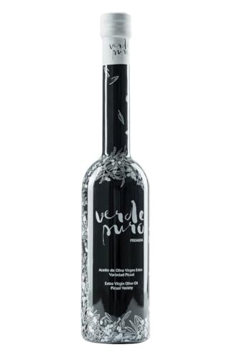 VERDE PURO | Aceite de Oliva Virgen Extra Premium Picual - Botella de vidrio 500 ml.