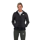 THE NORTH FACE Women's Flare Hybrid Full Zip Hoodie, TNF Black Matte, Small