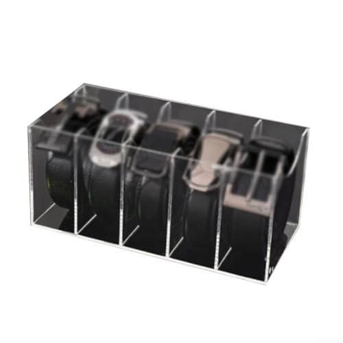 Organiseur de ceinture en acrylique avec 357 compartiments, affichage de bureau transparent pour cravates et nœuds papillon, grande boucle, organiseur d'accessoires de garde-robe pour organisation de